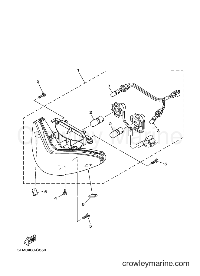 Yamaha Motors T110 (4P41) [010] - HEADLIGHT