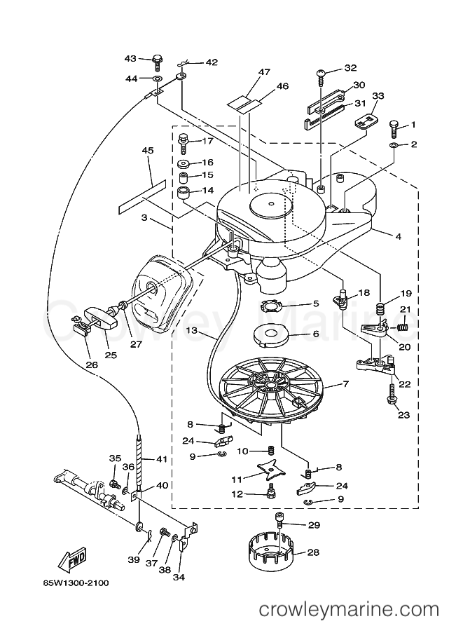 Yamaha Motors F25(20)AET (65W2) [320] - STARTER