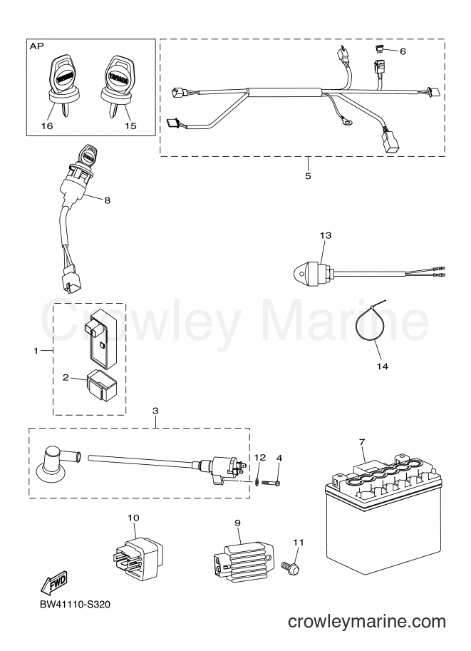 Yamaha Motors YFZ50 (BW42) [010] - ELECTRICAL 1