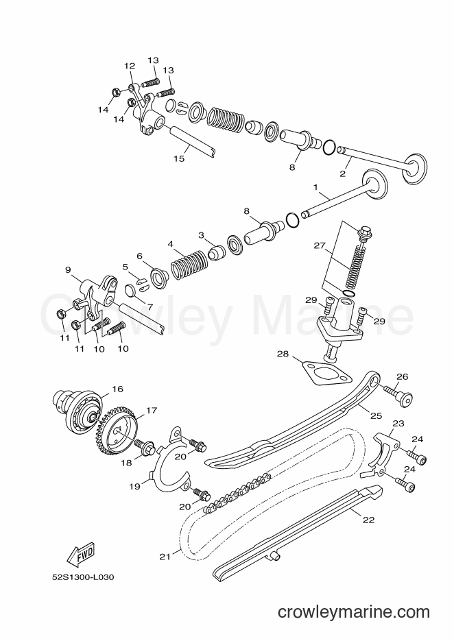 Yamaha Motors HW125 (53B2) [010] - VALVE