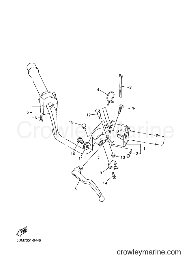 2000 Street Bike FZS600SP - FZS600SP (5DMB) [010] - HANDLE SWITCH & LEVER