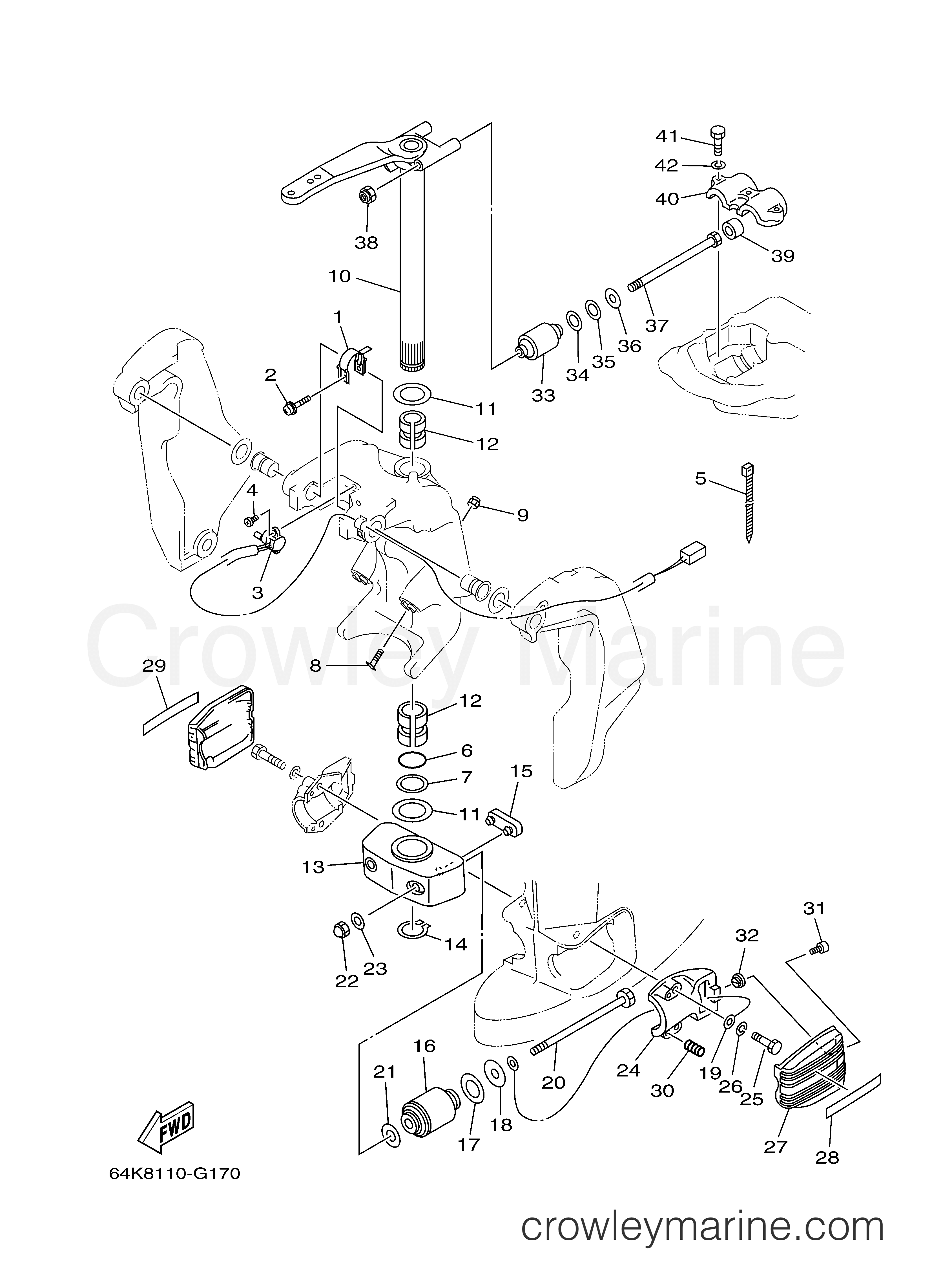 Yamaha Motors V150TLR - BRACKET 2