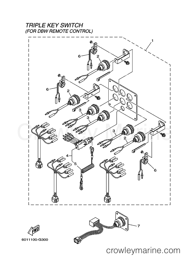 Yamaha Motors RIGGING REMOCON (601R) [999] - SWITCH & PANEL 10