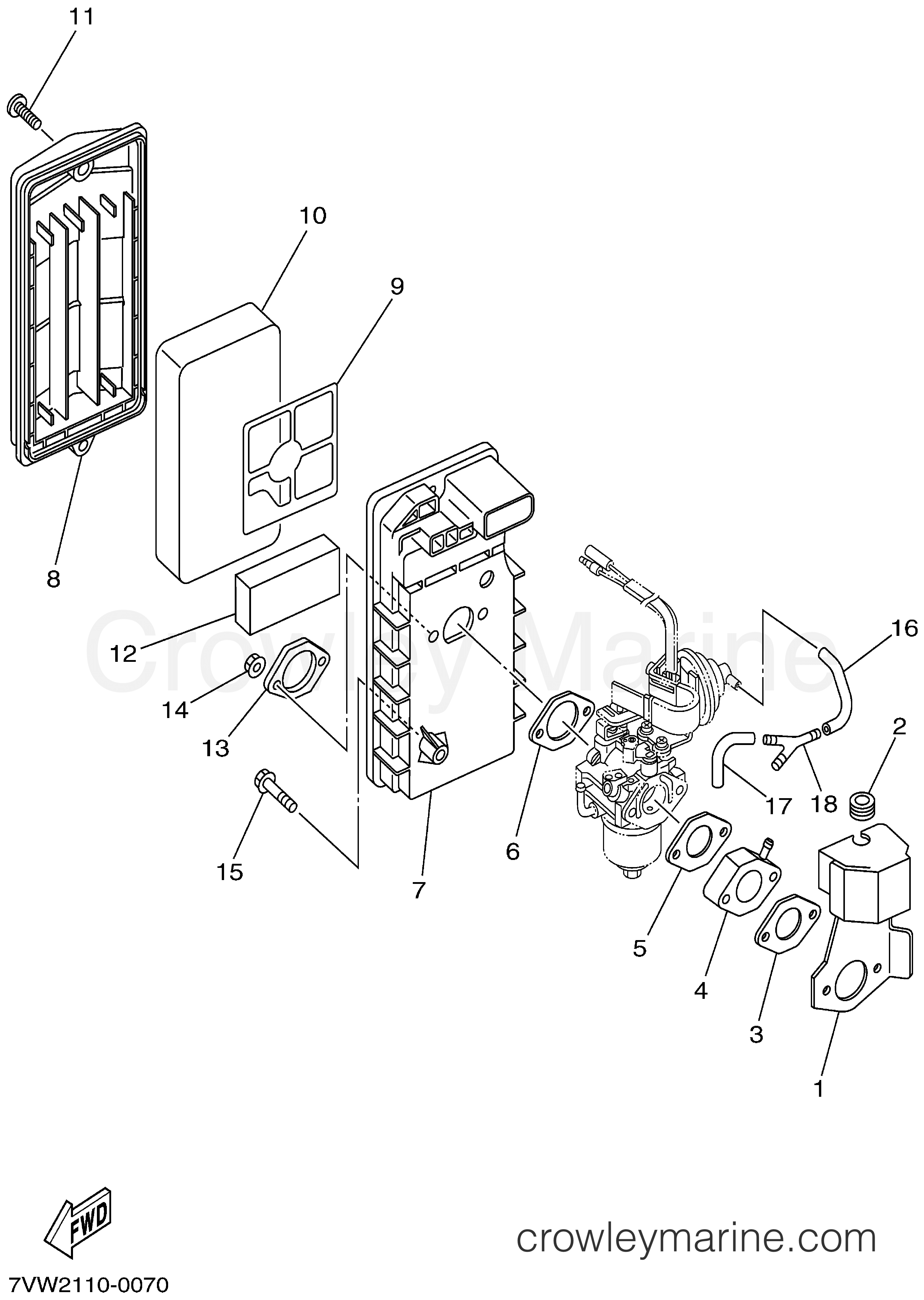 Yamaha Motors EF4000DEC  (YG4000DX_DEC) - INTAKE EF4000