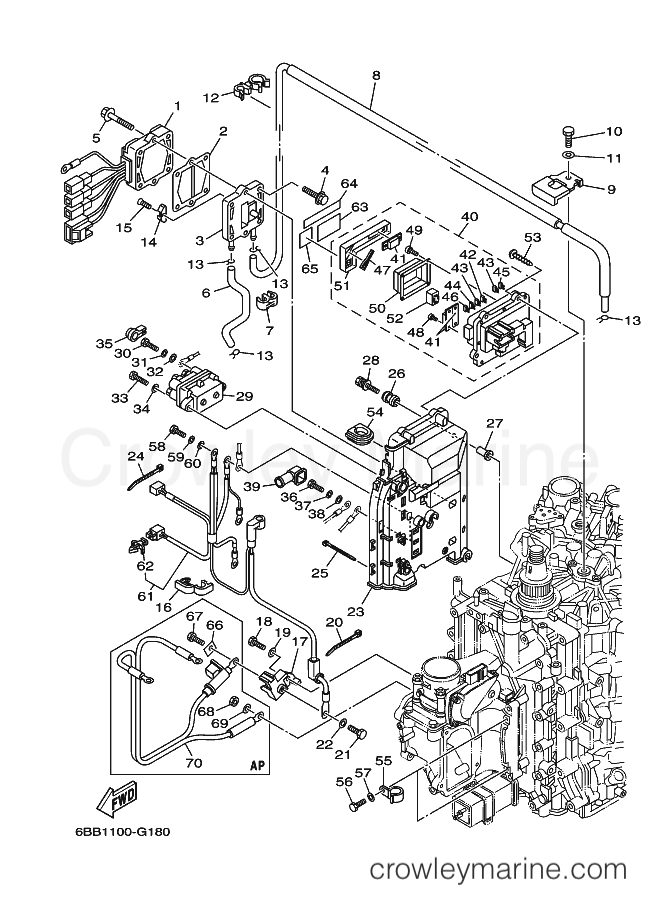Yamaha Motors F225C (6BB1) [020] - ELECTRICAL 2
