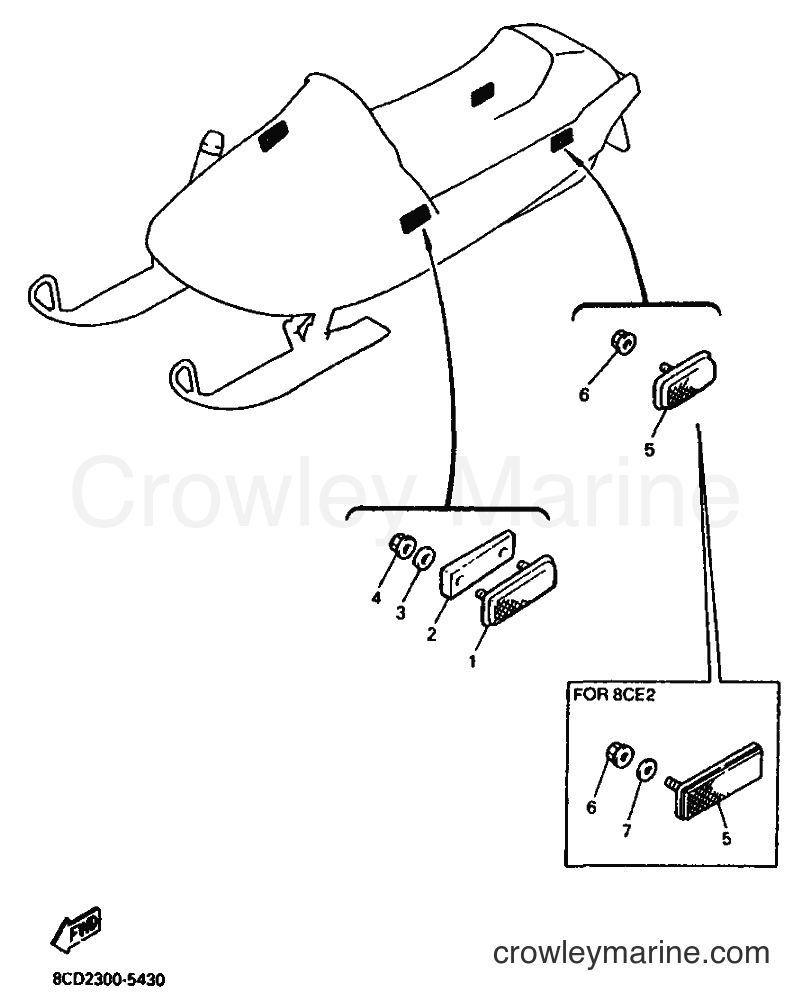 Yamaha Motors VX600ST (8CE2) [010] - ELECTRICAL 4