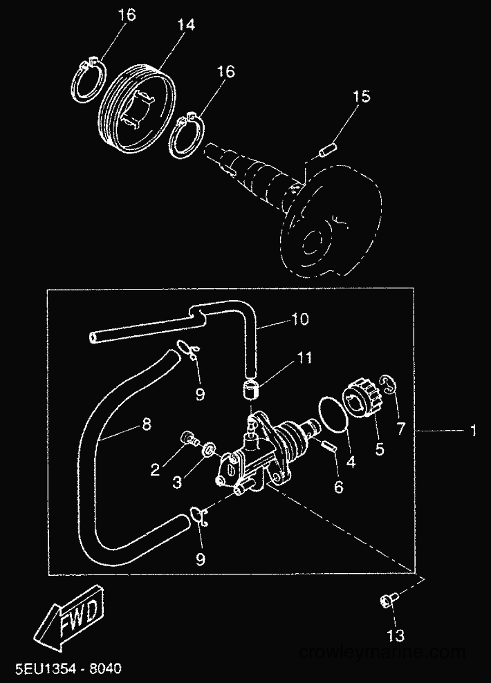 2000 Scooter YH50 - YH50 (5JB4) [030] - OIL PUMP