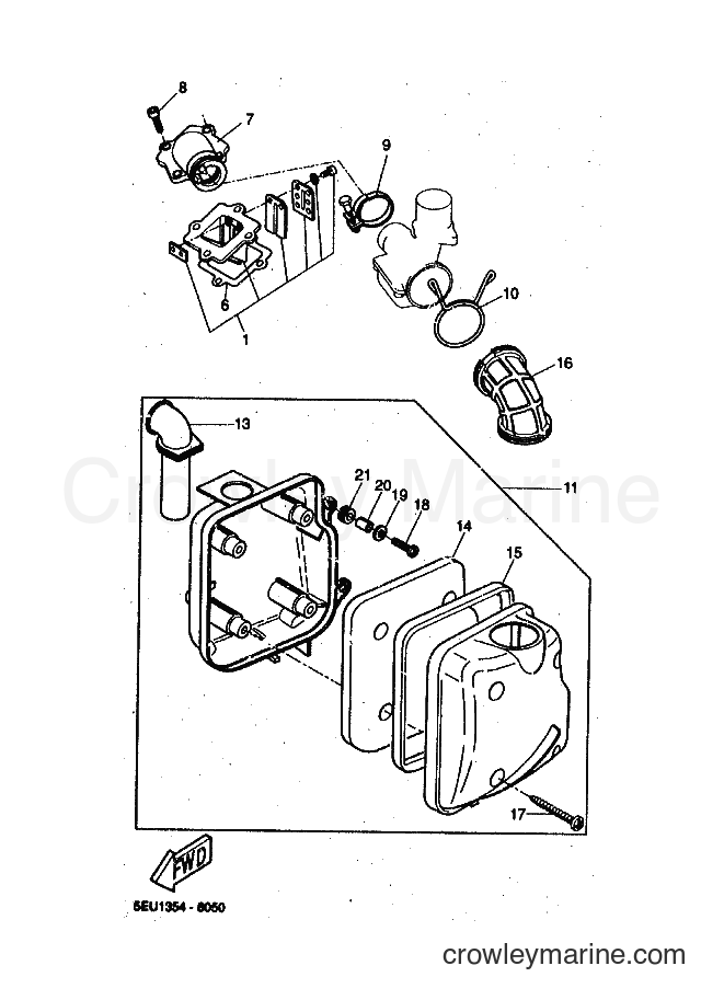 1998 Scooter YH50 - YH50 (5EU6) [010] - CAMSHAFT & CHAIN