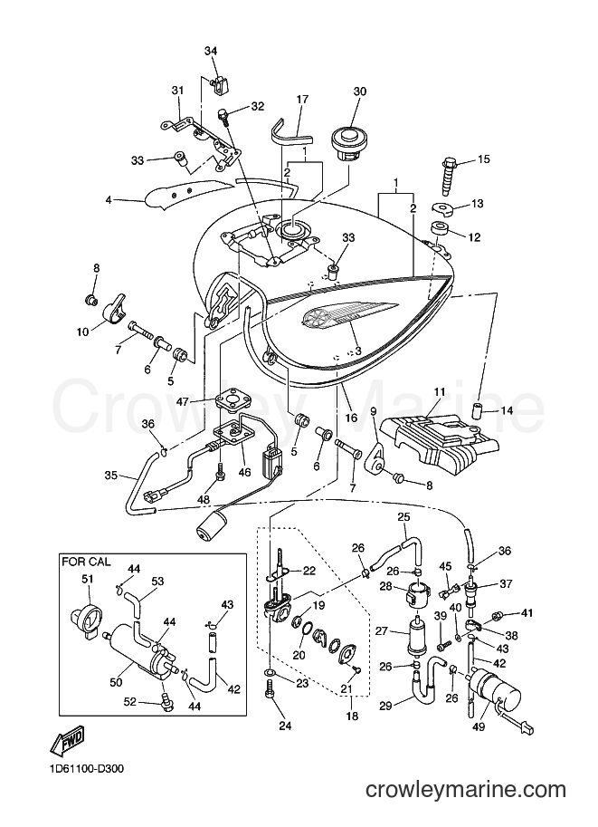 2005 Cruiser XVZ13CT - XVZ13CT (1D63) [010] - FUEL TANK