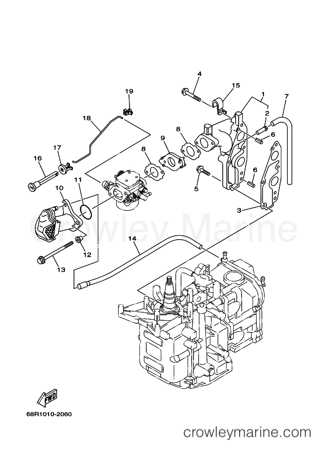 Yamaha Motors FT8D (69G2) [090] - INTAKE