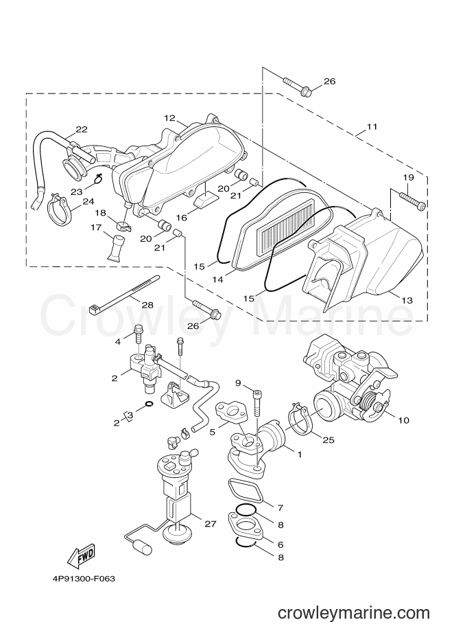Yamaha Motors XC125 (4P99) [010] - INTAKE
