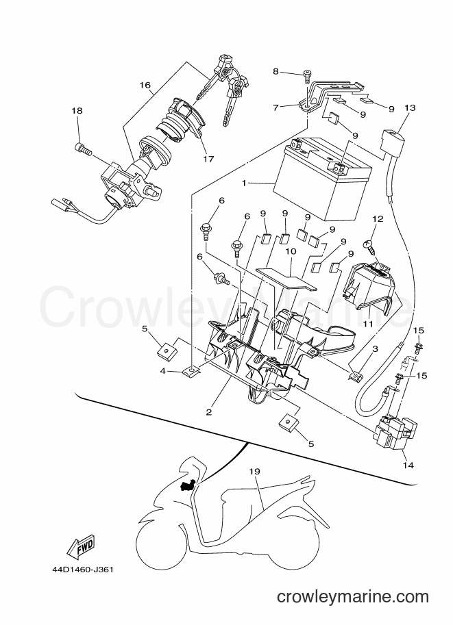 Yamaha Motors AL125C (44D3) [010] - ELECTRICAL 1