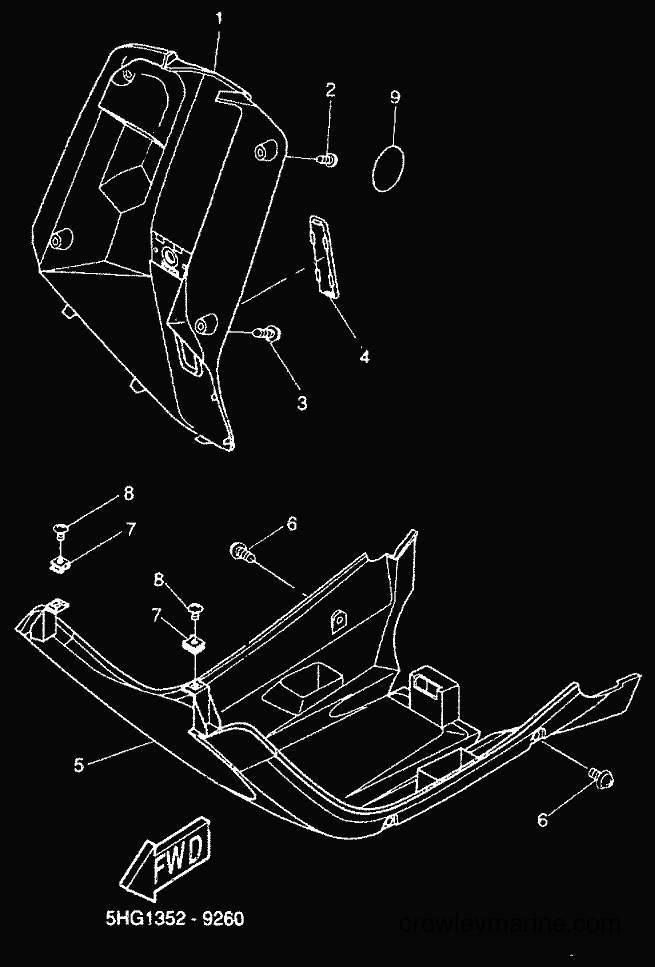 Yamaha Motors CW50 (5HG8) [010] - LEG SHIELD