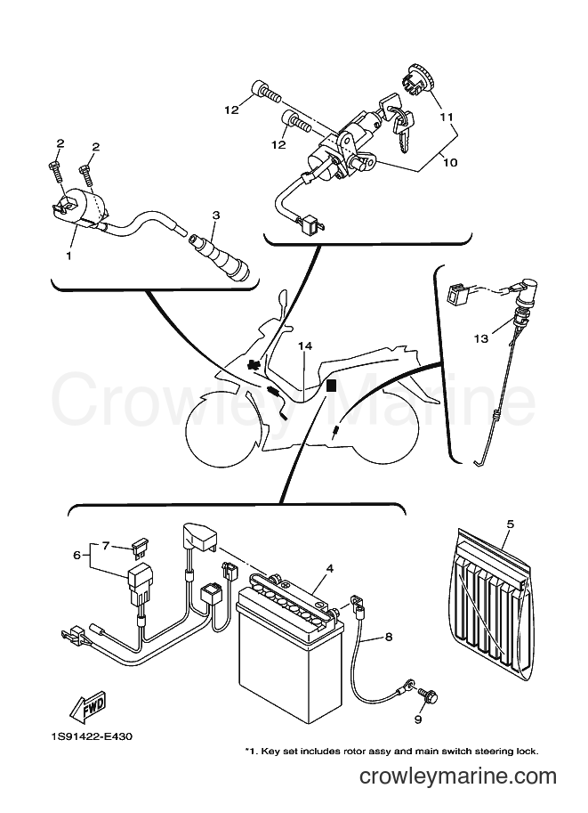 2006 Scooter T135SEC - T135SEC (1S92) [010] - ELECTRICAL 1