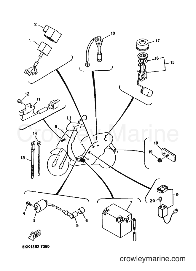 Yamaha Motors YN100'99 (5KK2) [010] - ELECTRICAL2