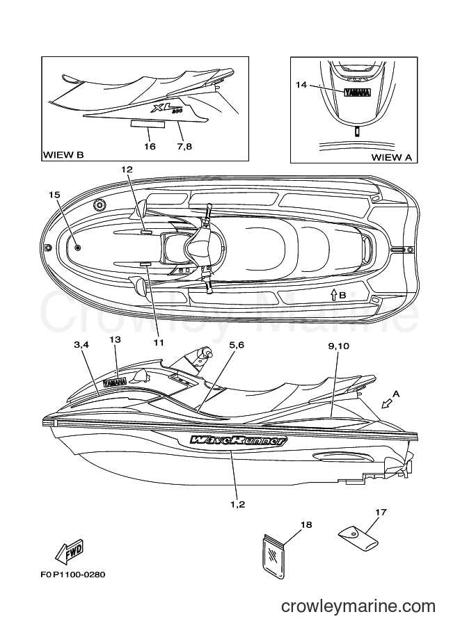 Yamaha Motors JET FOR XA800 (67A1) [030] - GRAPHICS