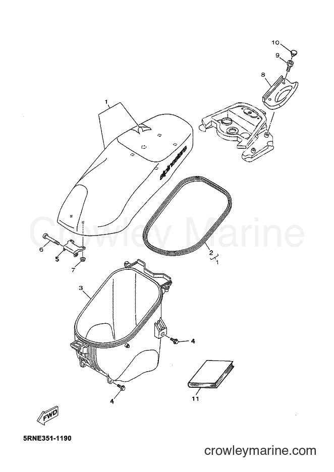 Yamaha Motors YN50 (5RNH) [010] - SEAT
