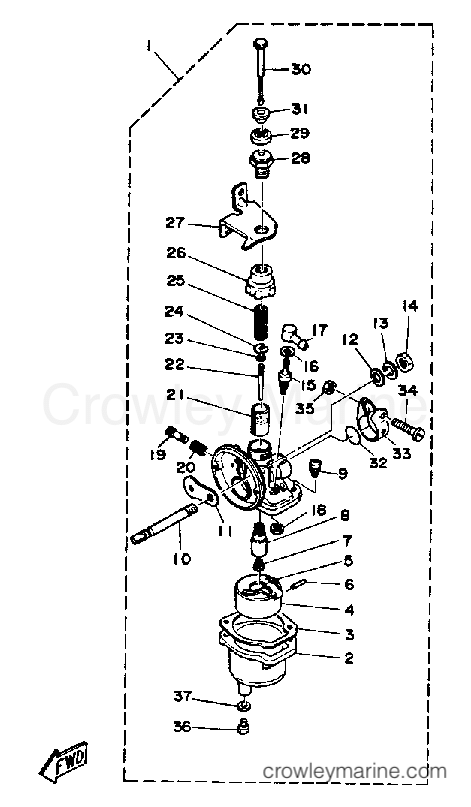 Yamaha Motors 2SG - CARBURETOR