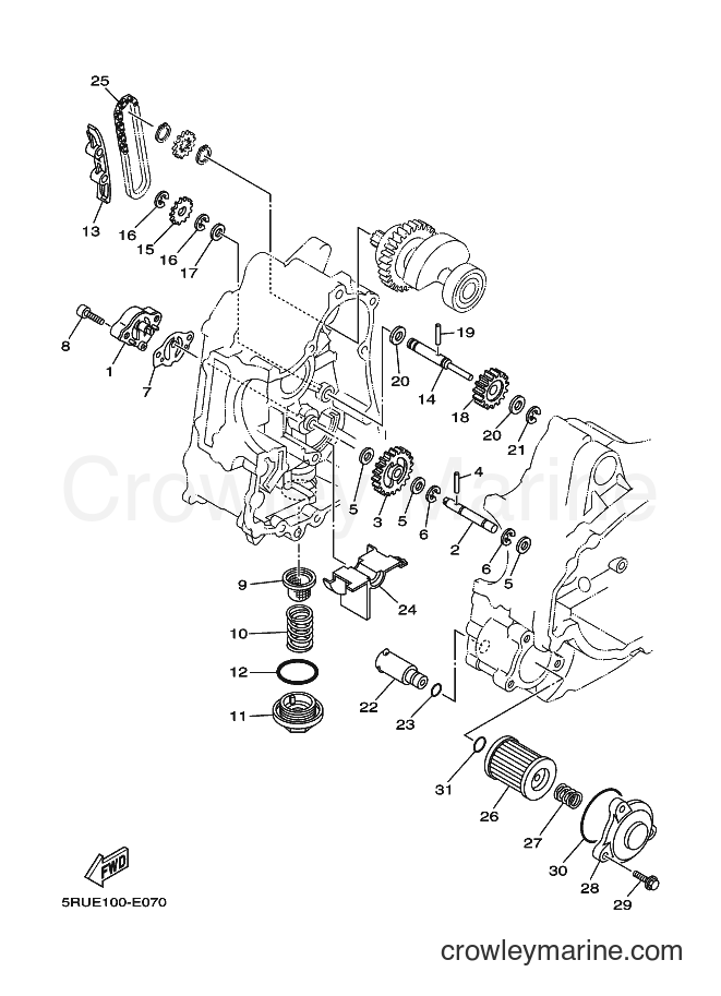 Yamaha Motors YP400A (34BE) [040] - OIL PUMP