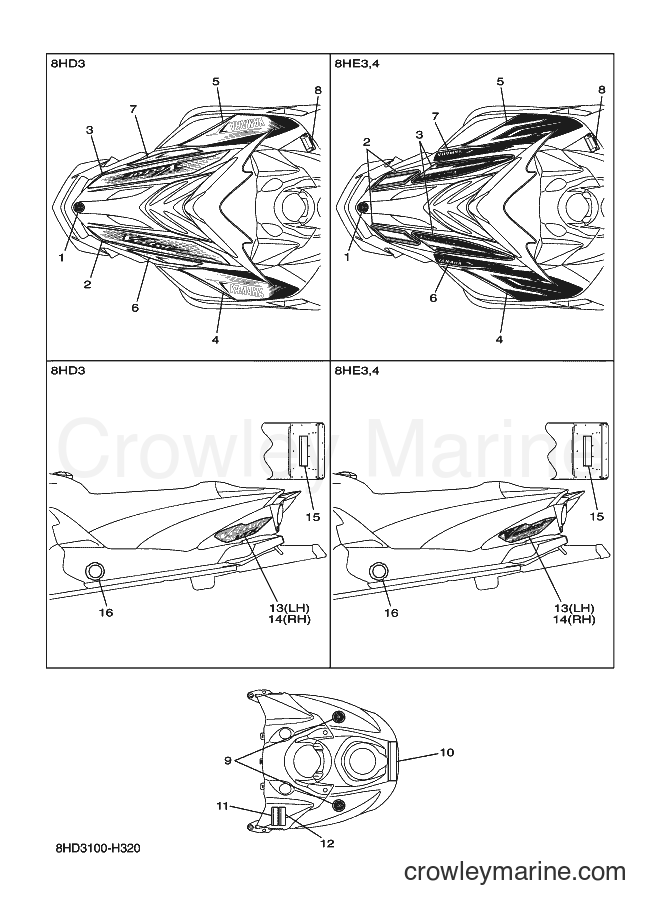 2009 Snowmobile RS10STGT - RS10STGT (8HE4) [010] - EMBLEM