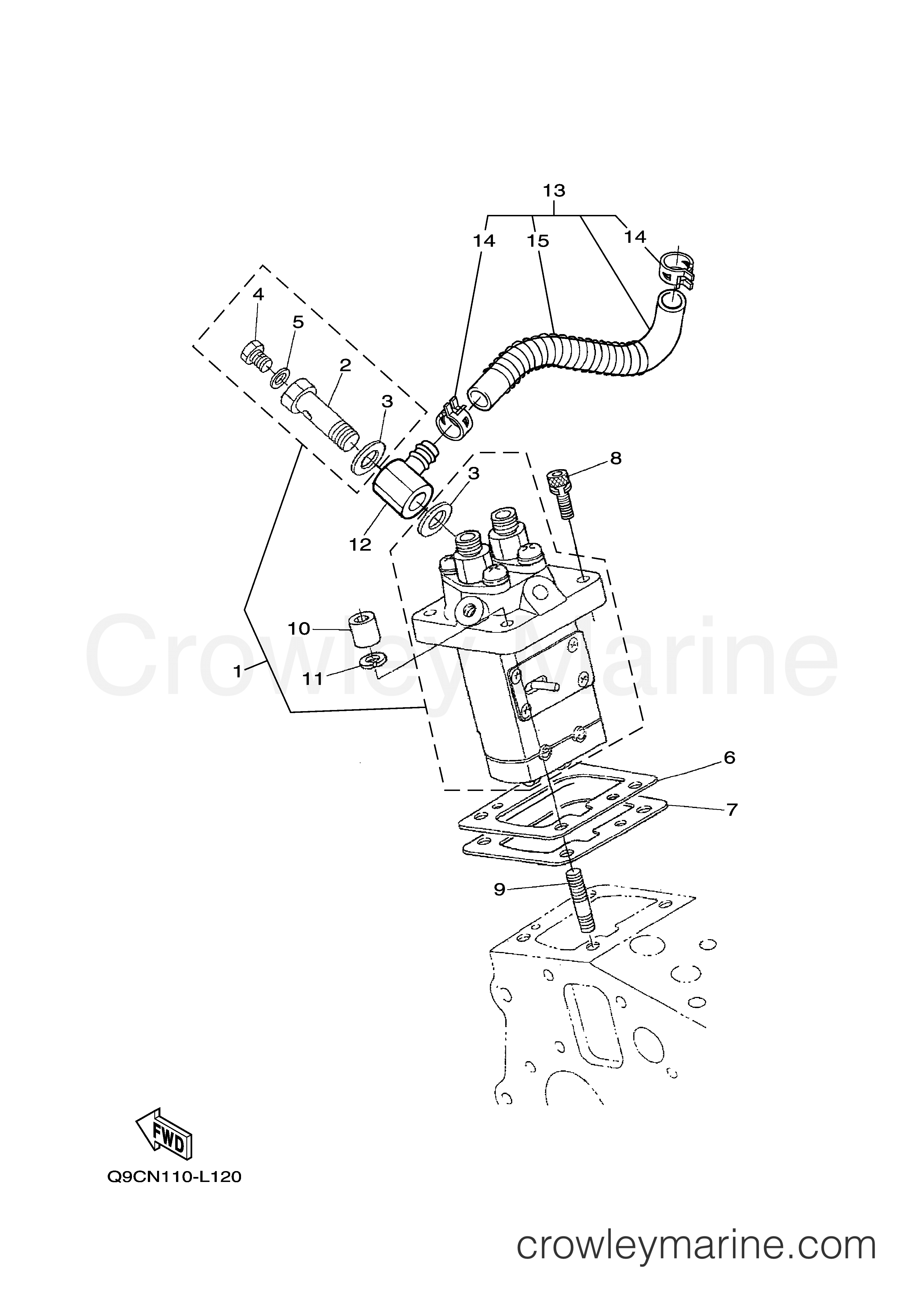 Yamaha Motors EDL7000SDE - FUEL INJECTION PUMP