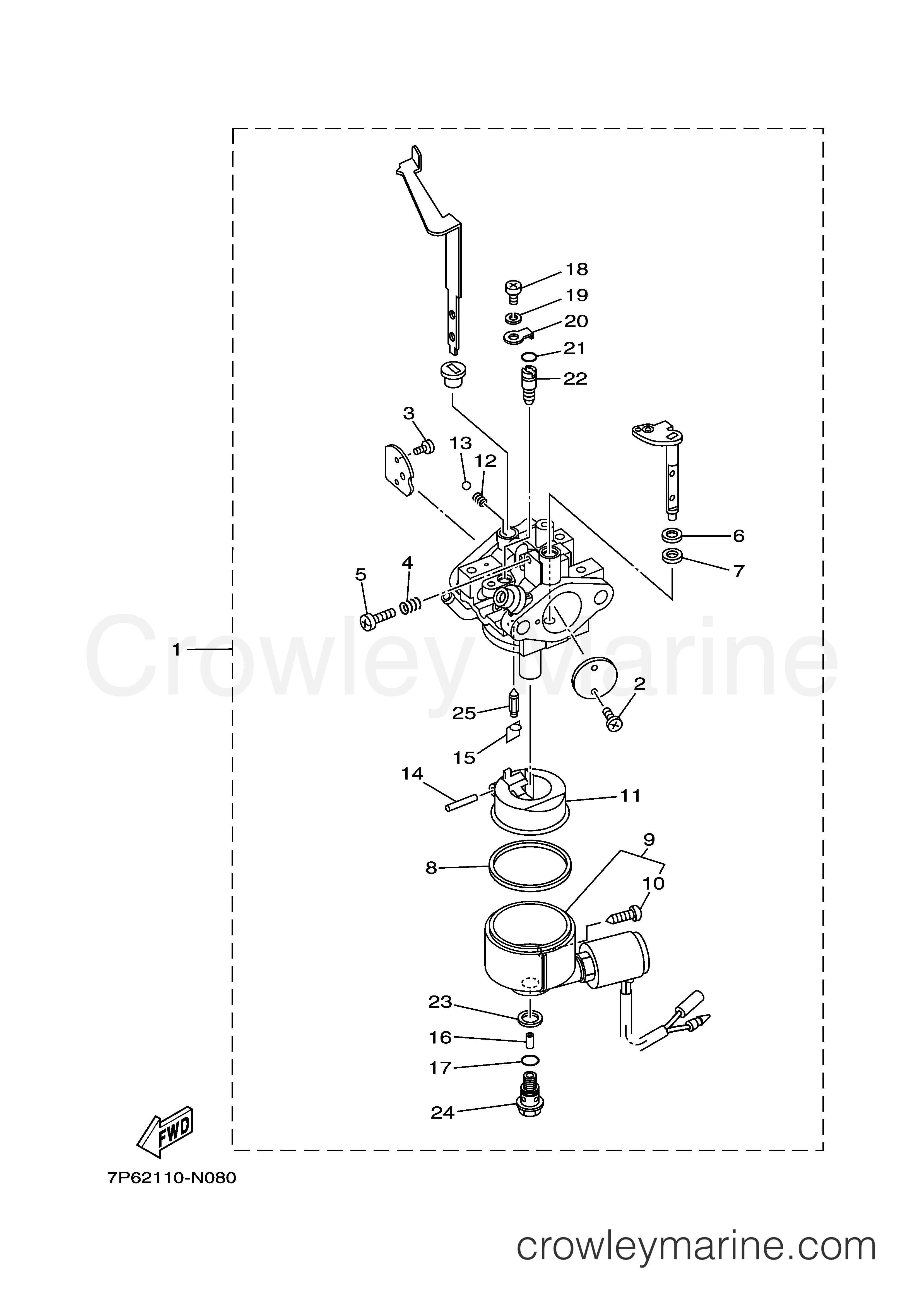 Yamaha Motors EF7200D - CARBURETOR 2
