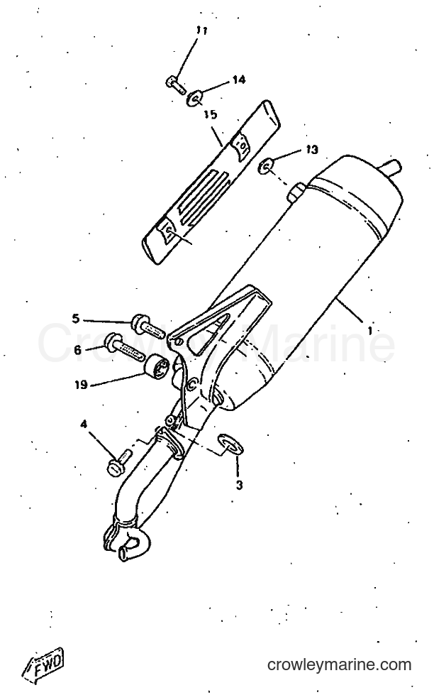 1997 Scooter CW50 - CW50 (4VV7) [999] - EXHAUST