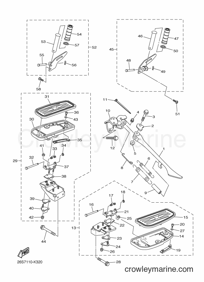 Yamaha Motors XVS950A (5S7C) [010] - STAND & FOOTREST