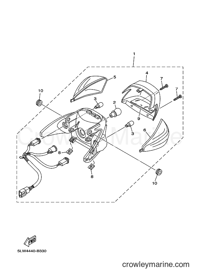 Yamaha Motors AT115 (5MX4) [010] - TAILLIGHT