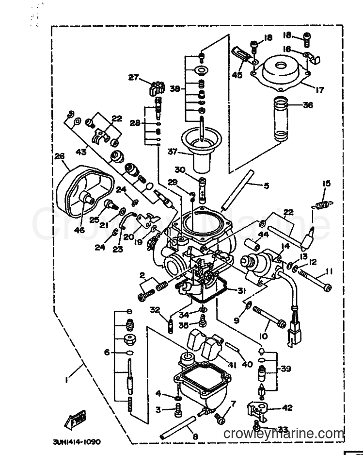 1997 Scooter XC150LC - XC150LC (5EE2) [999] - CARBURETOR
