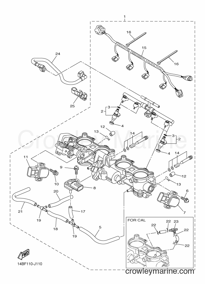 2011 Sport Bike YZF-R1 - YZF-R1 (1KB2) [010] - INTAKE 2