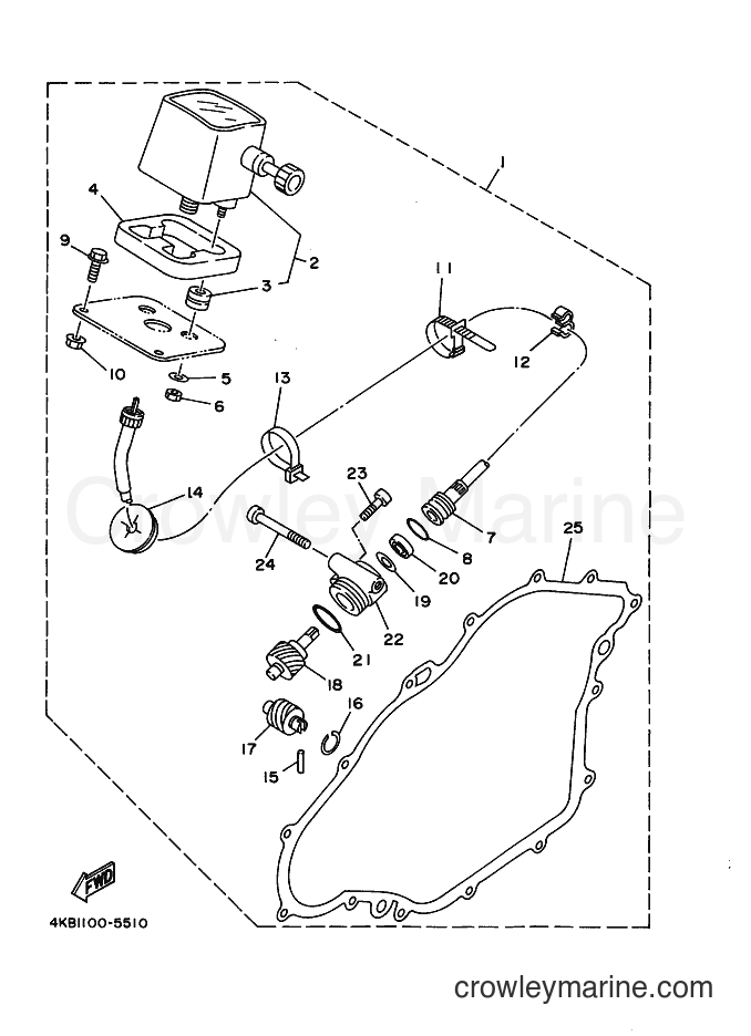 2000 ATV YFM350FW-X - YFM350FW-X (4KBJ) [010] - ALTERNATE FOR METER