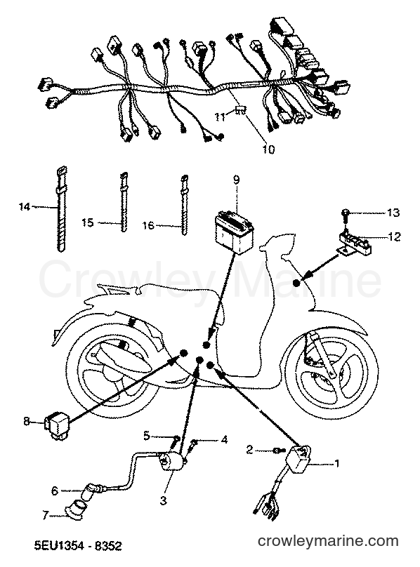 Yamaha Motors YH50 (5PF1) [010] - ELECTRICAL 2
