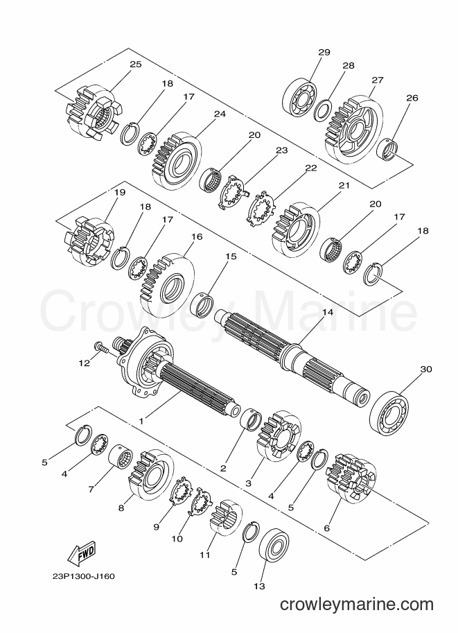 2013 Dirt Bike XT1200Z - XT1200Z (23PF) [050] - TRANSMISSION