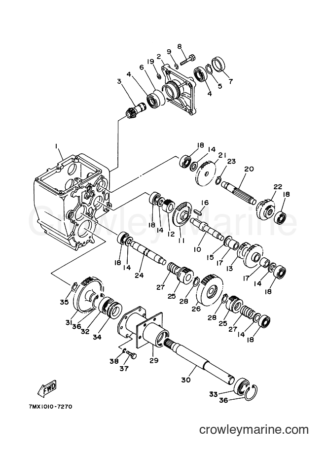 2016 Snowblower YT1280EX - YT1280EX (7BE2) [010] - TRANSMISSION 2