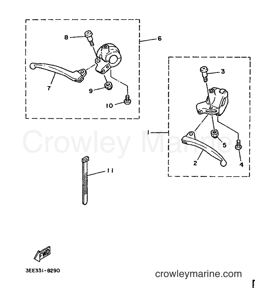 1988 Scooter FS1 - FS1 (3EE1) [999] - HANDLE SWITCH & LEVER