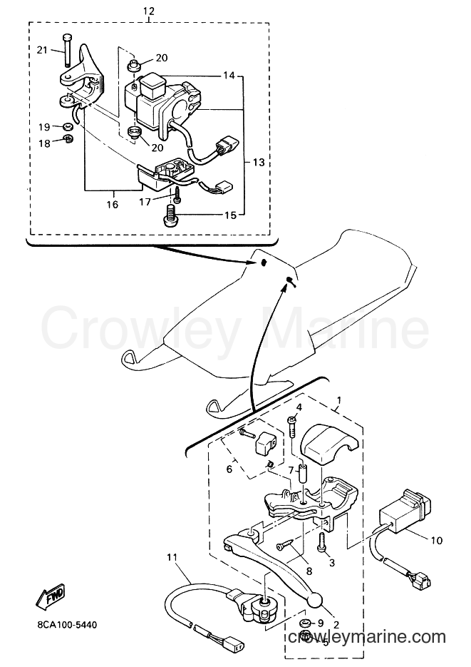 Yamaha Motors VX600 (8CA2) [020] - ELECTRICAL 3