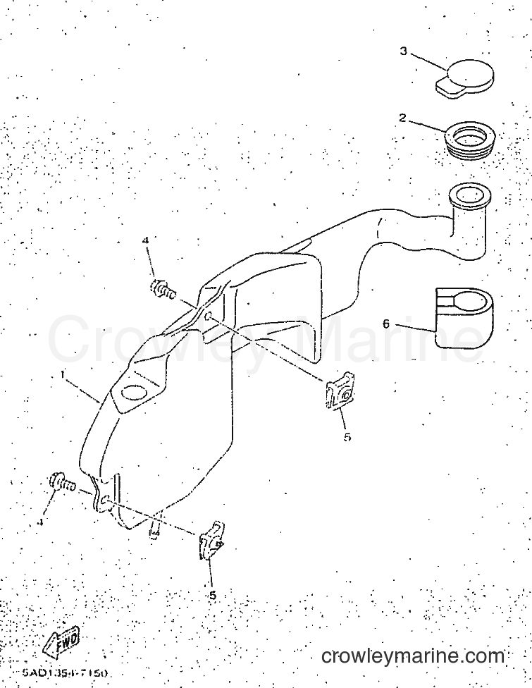 1998 Scooter YN50 - YN50 (5AD3) [99A] - OIL TANK