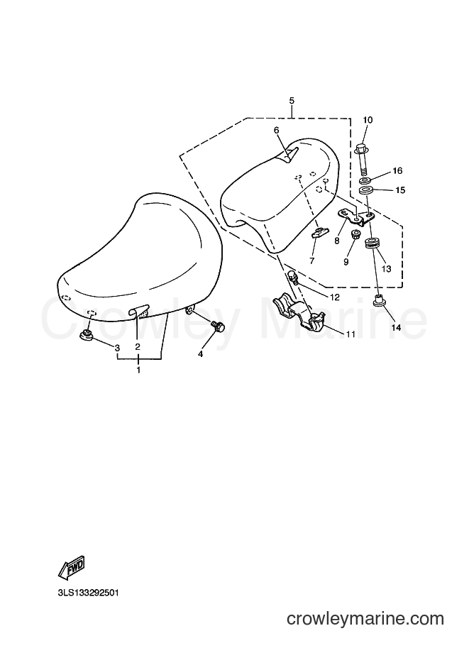 Yamaha Motors XV250 (2UJF) [010] - SEAT