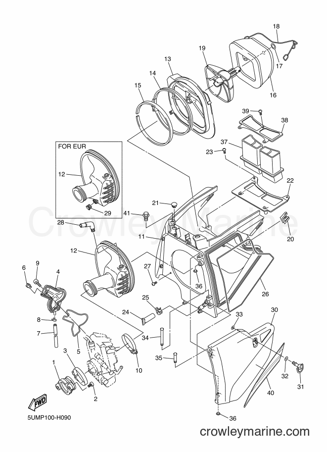 2009 Dirt Bike WR250F - WR250F (5UMP) [010] - INTAKE