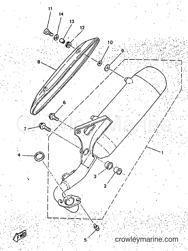 1998 Scooter YN50 - YN50 (5AD3) [999] - EXHAUST
