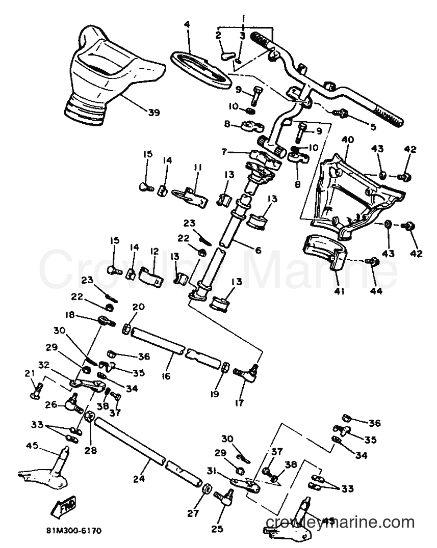Yamaha Motors ET340TK (81M) [999] - STEERING