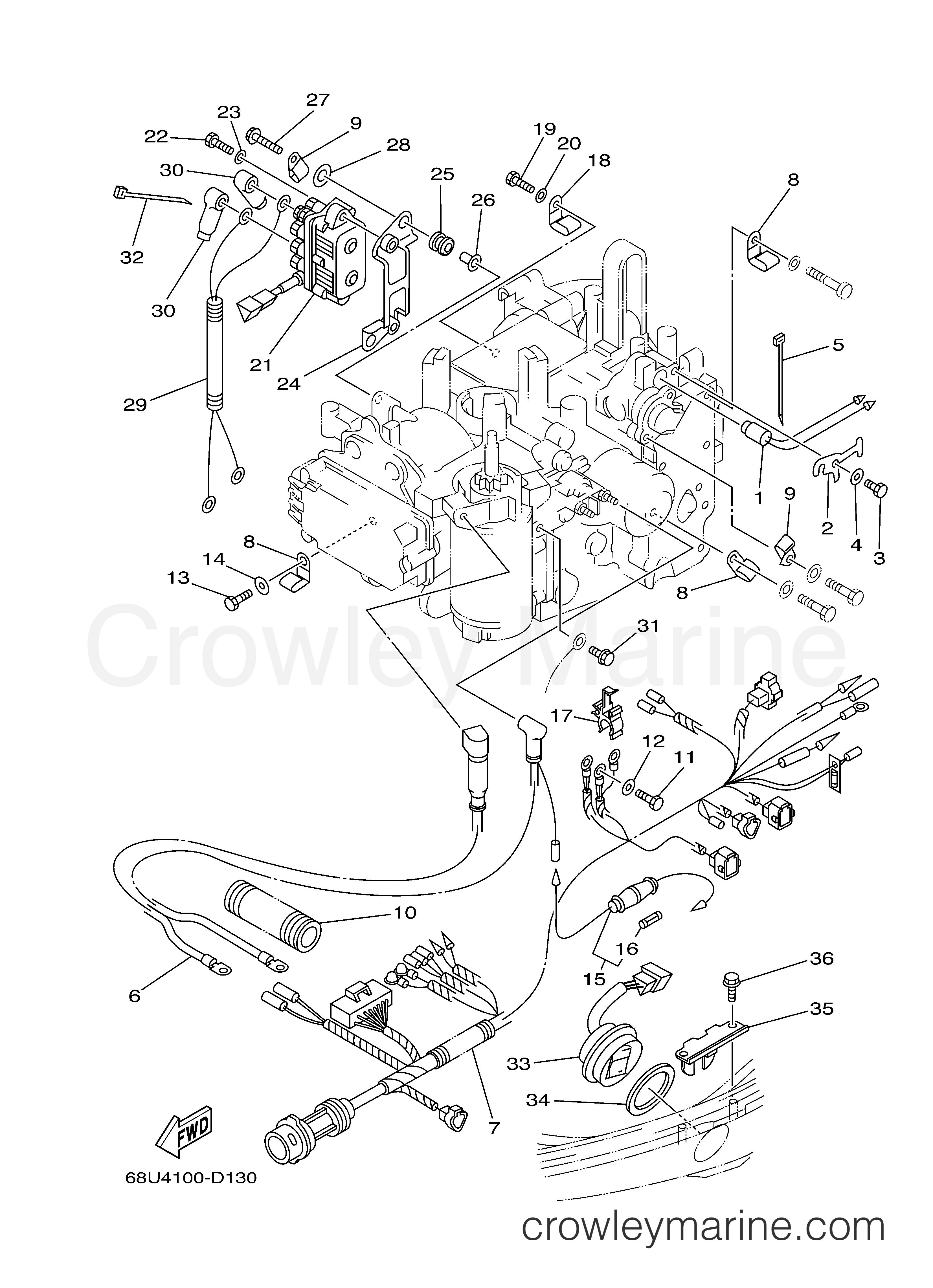 Yamaha Motors T25TLRD - ELECTRICAL 2