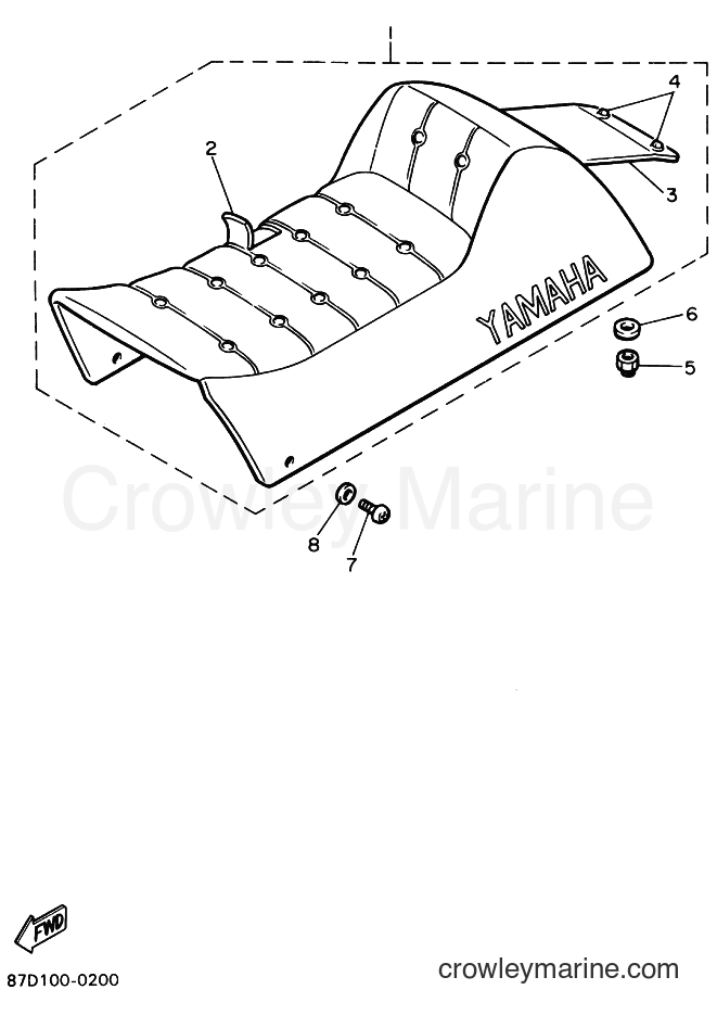 Yamaha Motors CS340E (88E1) [020] - SEAT