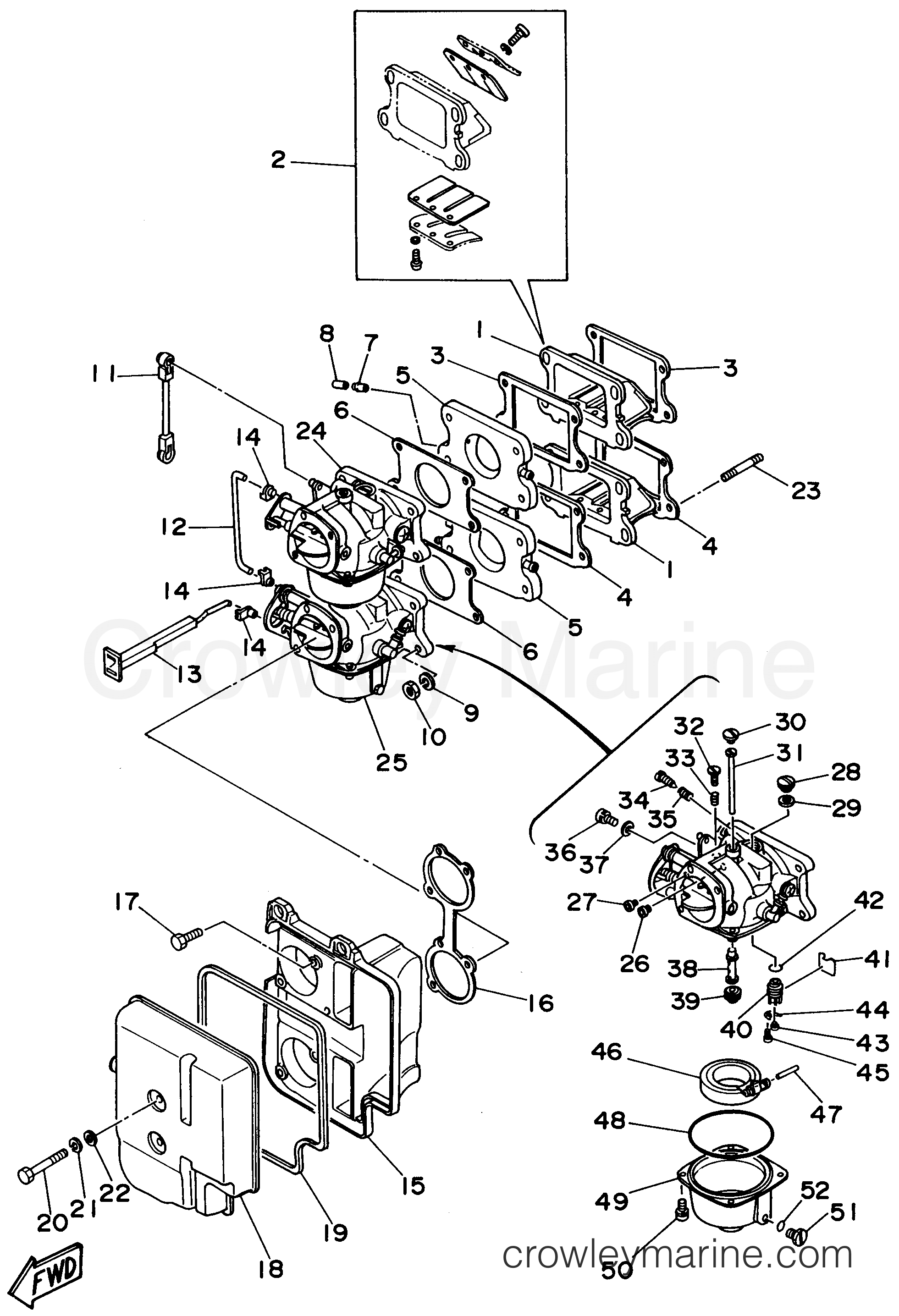 Yamaha Motors E48MLHU - INTAKE