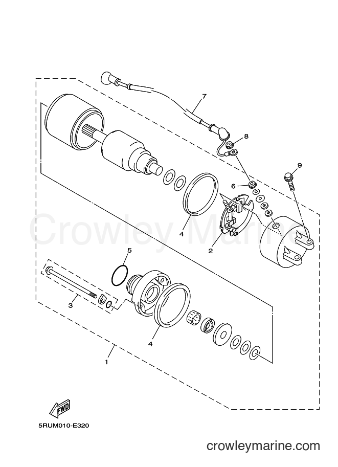 Yamaha Motors YP400A (34BE) [010] - STARTING MOTOR