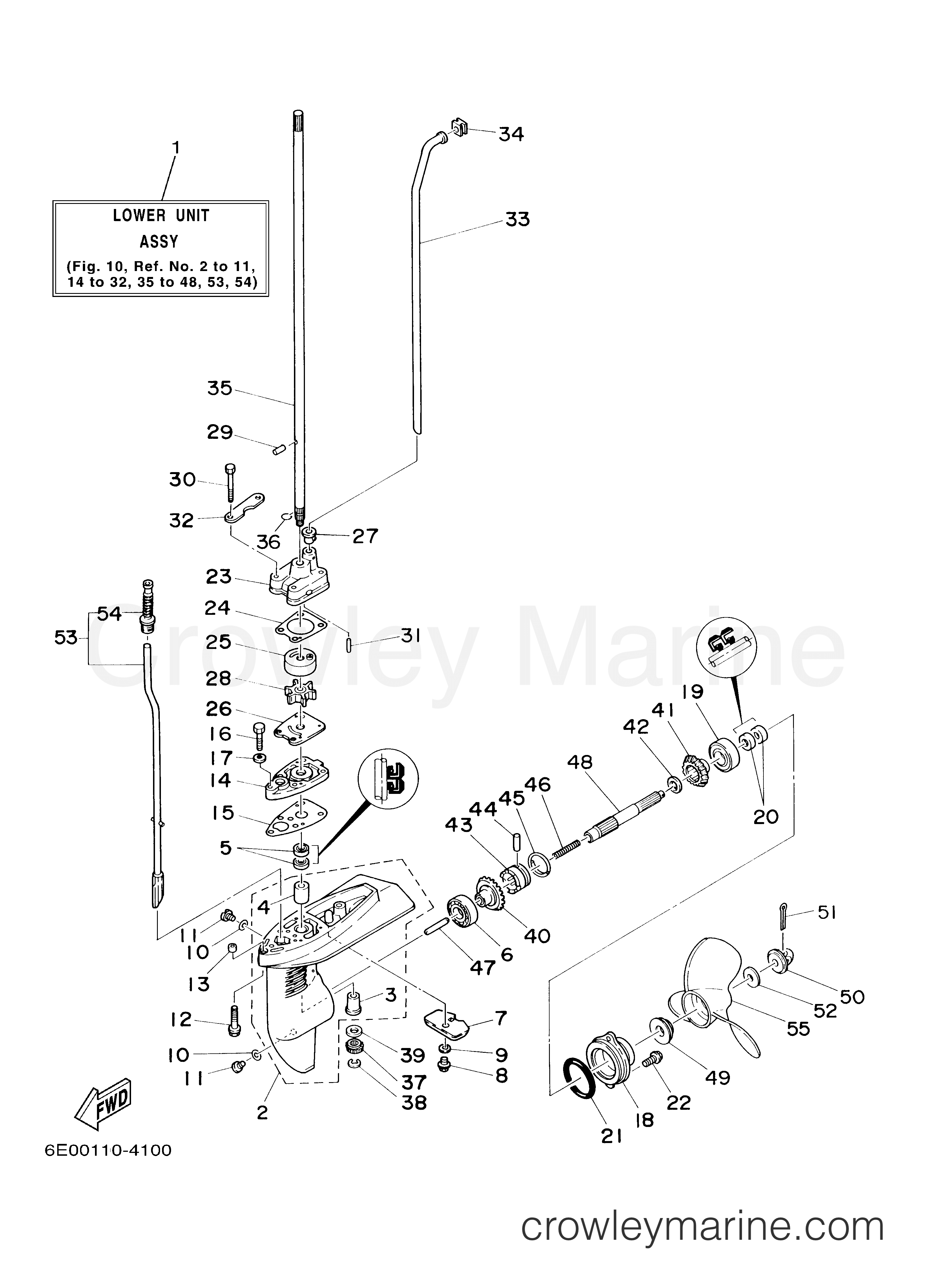Yamaha Motors 5MSHKZ - LOWER CASING DRIVE 1