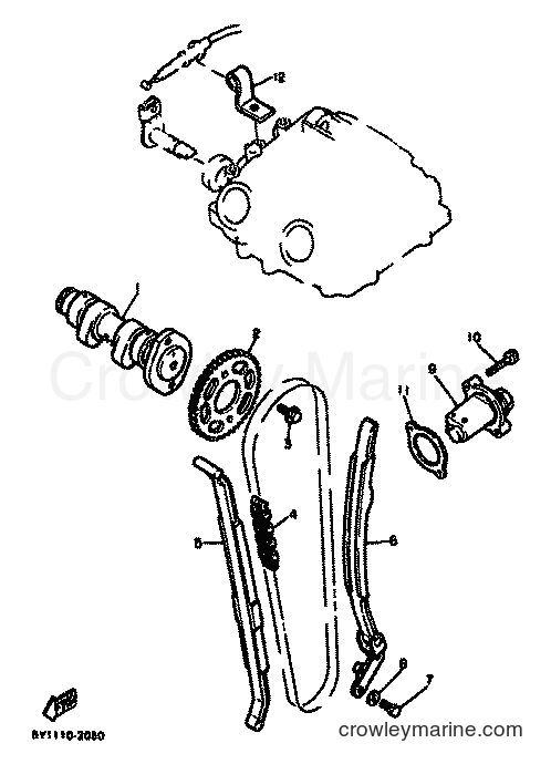 Yamaha Motors XT550 (5Y3) [999] - CAMSHAFT & CHAIN