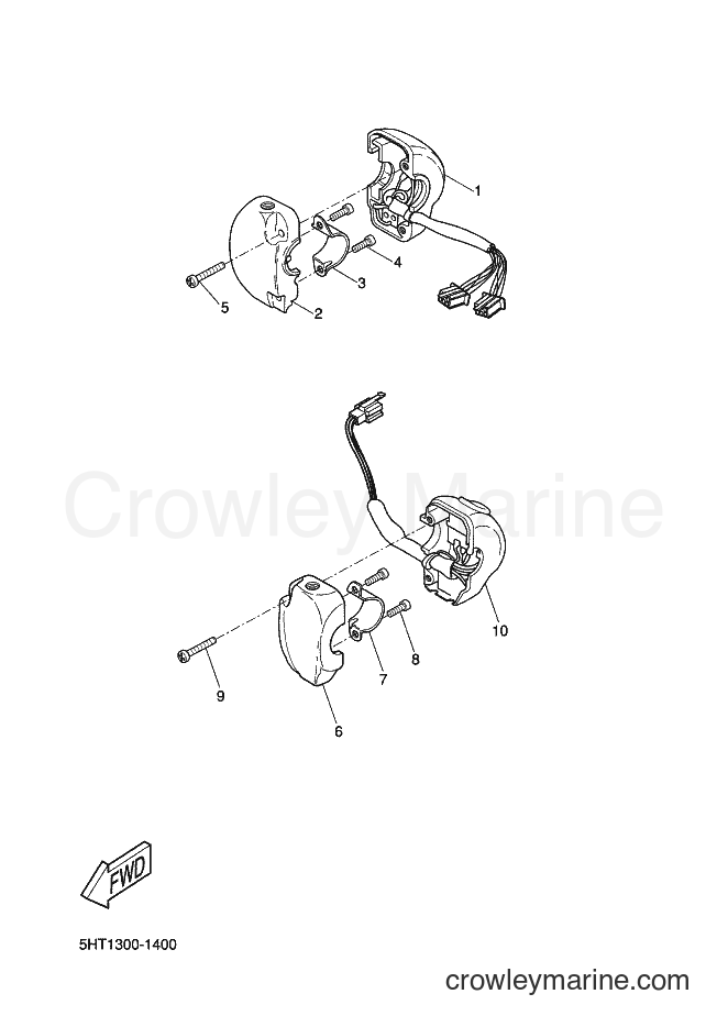 Yamaha Motors XQ125 (5HT4) [030] - HANDLE SWITCH & LEVER