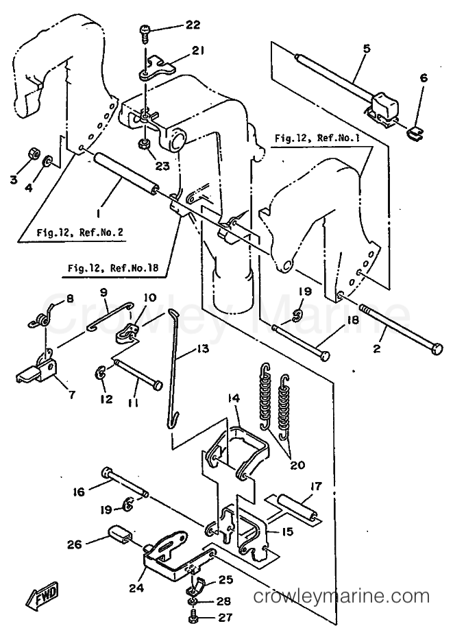 Yamaha Motors F9.9B (6G9) [99A] - BRACKET 2